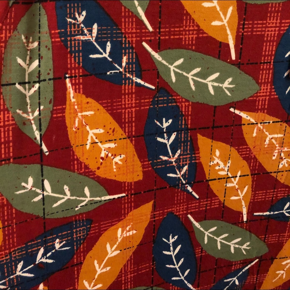 ♦️HP SALE!♦️Lularoe Carly Dress XXS  S Fall leaves - Picture 3 of 7